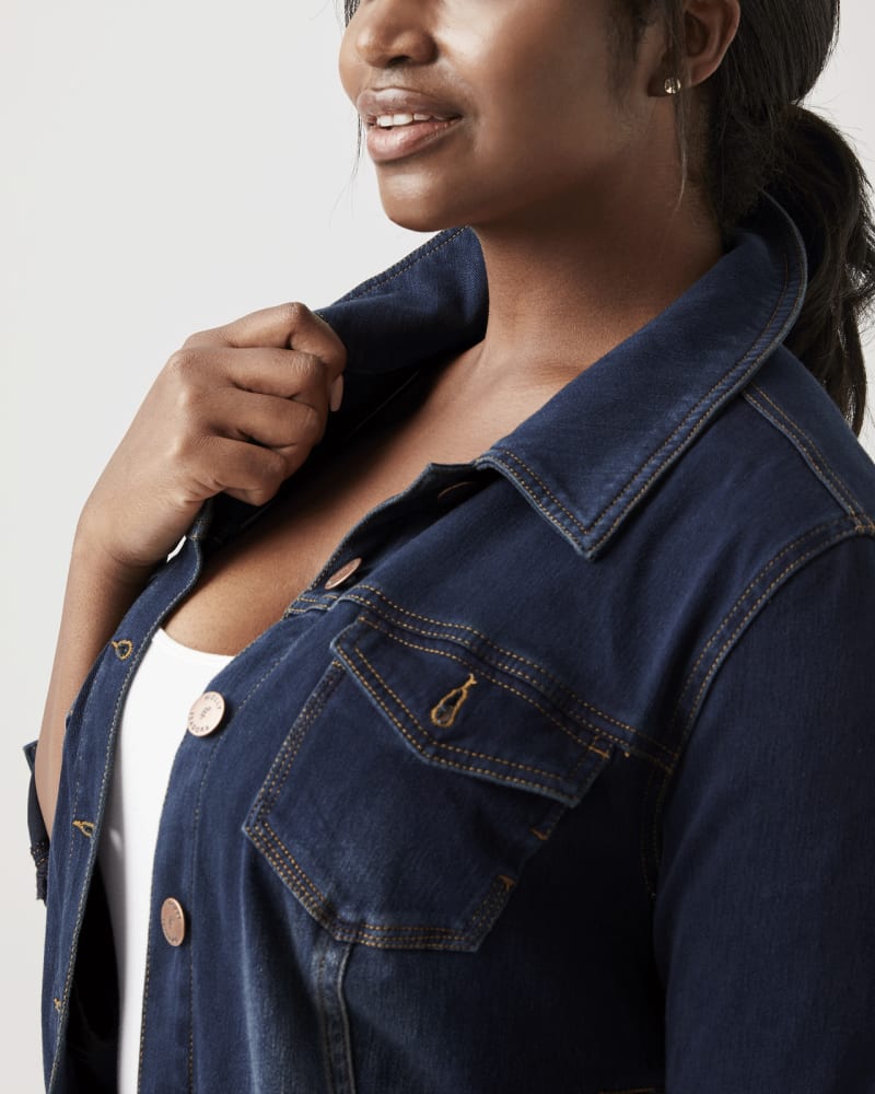 Super soft outlet denim jacket womens